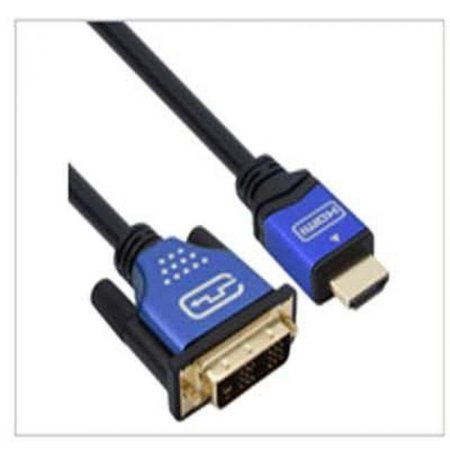 (K)HDMI to DVI Blue Metal ̺ 5M (Ver1.4) HDMI(A-19) to DVI(18 1M) Ver 1.4 Cable (ǰҰ)