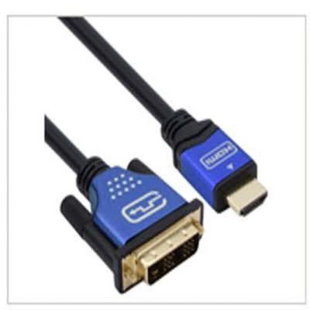 (K) HDMI to DVI Blue Metal ̺ 10M (Ver1.4) HDMI(A-19) to DVI(18 1M) Ver 1.4 Cable (ǰҰ)