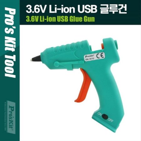 USB   ۷ 3.6V Li-ion USB Glue Gun