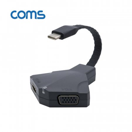 Coms USB 3.1 Type C to HDMI 4K VGA ST 3.5mm 