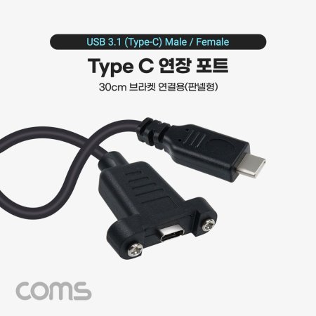 Coms USB 3.1 Type C Ʈ ̺ 30cm  