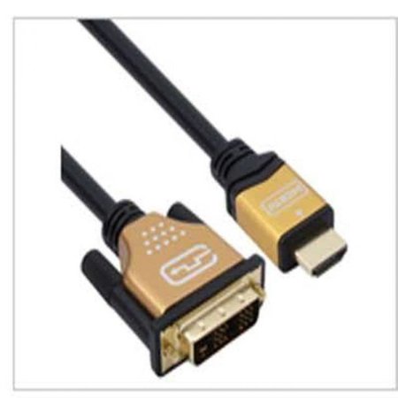 (K)HDMI to DVI Gold Metal ̺ 1M (Ver1.4) HDMI(A-19) to DVI(18 1M) Ver 1.4 Cable (ǰҰ)