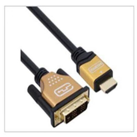 (K) HDMI to DVI Gold ̺ 2M (Ver1.4) HDMI(A-19) to DVI(18 1M) Ver 1.4 Cable (ǰҰ)