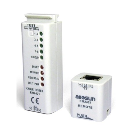 ̺׽ͱ EM-2421 NETWORK CABLE TESTER ͳ