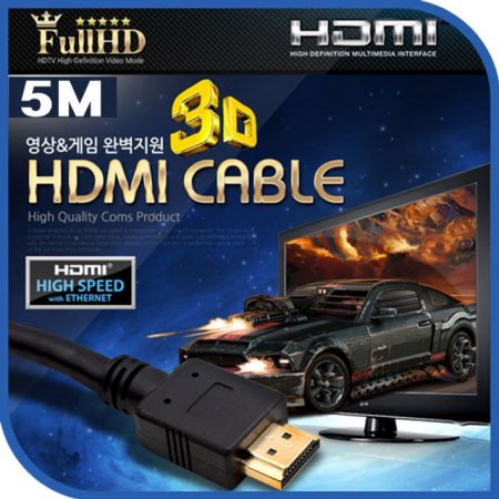 Coms HDMI ̺ [5m] Ver 1.4 ػ ǮHD