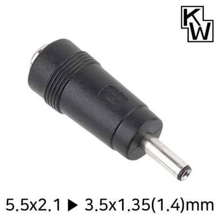 KW KW-DC07A 5.5x2.1 to 3.5x1.35(1.4)mm ƴ ȯ