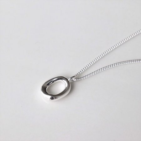 (Silver925) Smooth bold necklace