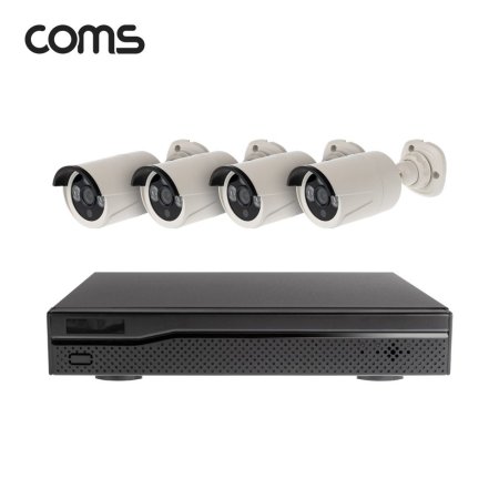 Coms 4ä NVR CCTV IP ī޶ ȭ ǮŰ PoE