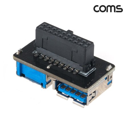 Coms USB Ʈ USB 3.0 19Pin to USB 2Port ǿ