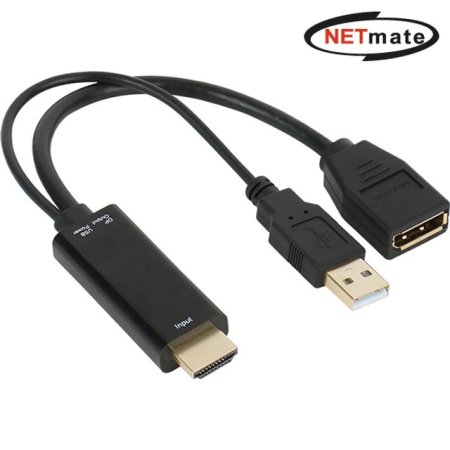 NM-HDP12 4K  HDMI to DisplayPort USB