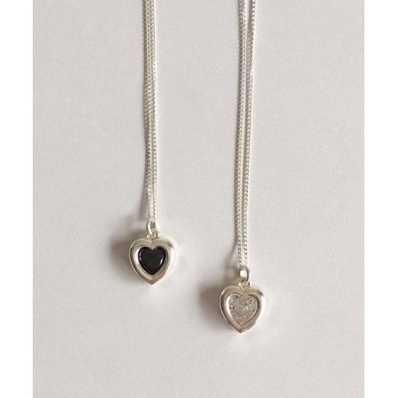 (silver925) lovely heart pendant necklace
