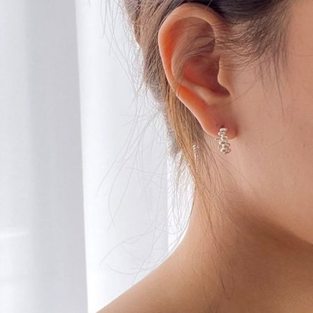 (silver925) dewy earring