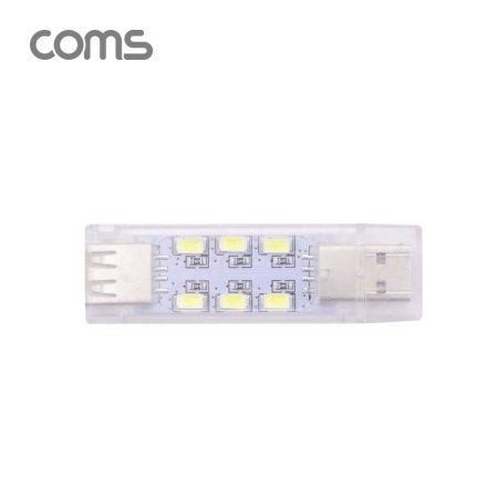 USB LED (ƽ)7cm 12 LED White  USB A Type