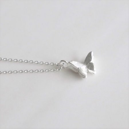 (Silver925) Double butterfly necklace
