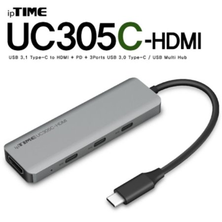 ipTIME(Ÿ) UC305C-HDMI USB Type C 5 in 1