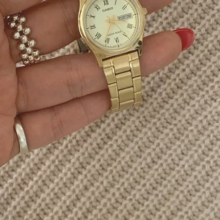 (CASIO) Antique round watch