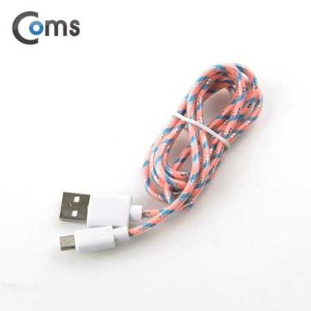 Coms USB Micro USB(B) ̺(߱) 1M Pink