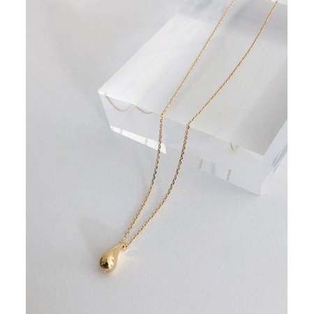 (silver925) rain drop necklace