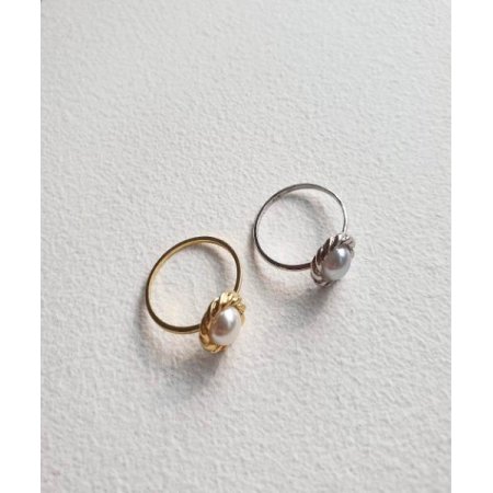 flower pearl ring