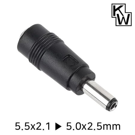 KW KW-DC12A 5.5x2.1 to 5.0x2.5mm ƴ ȯ 