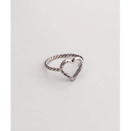 (silver925) vintage heart ring