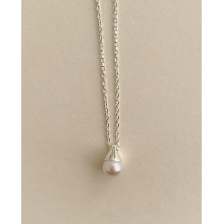 (925 Silver) Lightning pearl necklace A 42