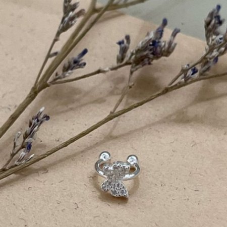 (silver 925) twinkle butterfly earcuff