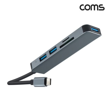 Coms USB 3.1 (Type C) Ƽ  5in1 USB 3.0 x 3