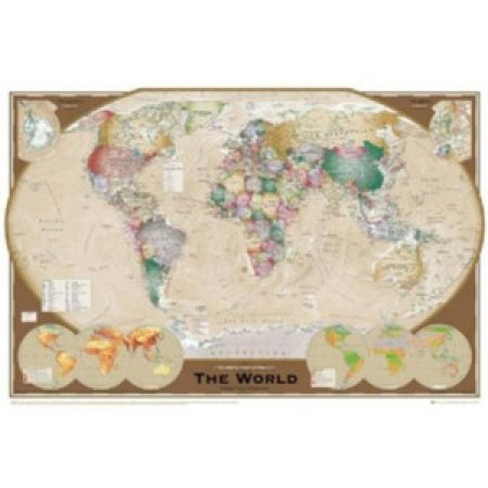 159752 World Map - Triple View  Ʈú 