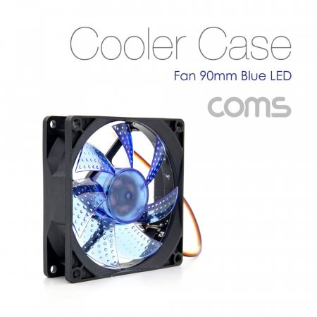 Coms  ̽ CASE 90mm Blue LED Cool