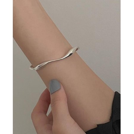 (925 Silver) Unri bangle bracelet C 09