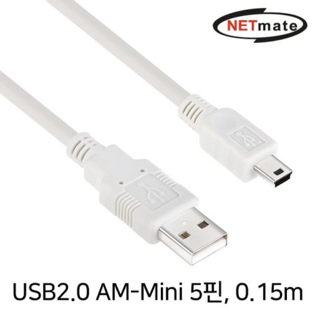 NETmate NMC-UM2015 USB2.0 AM-Mini 5 ̺ 0.15m