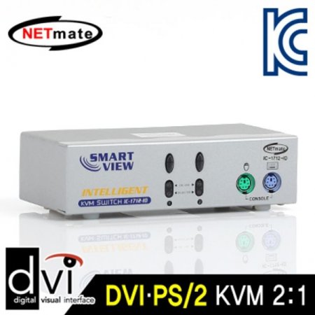 IC-1712-ID DVI KVM 21 ġ(PS2)