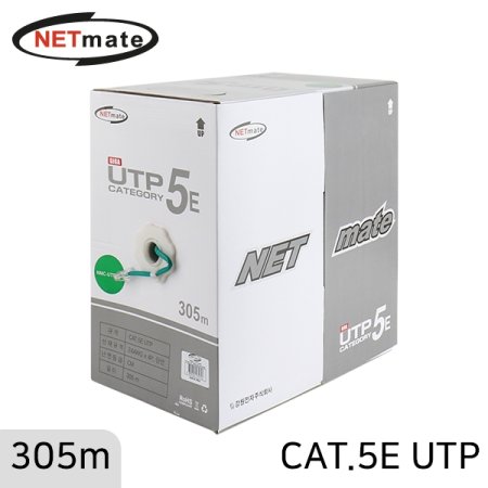 NETmate NMC-UTP28T CAT.5E UTP ̺ 305m (ܼ ׸)