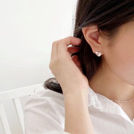 (silver925) lovely onetouch earring