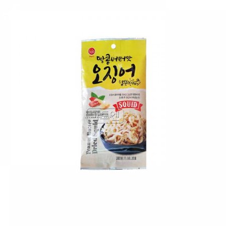 썬푸드 땅콩 버터맛 오징어 20g 10개 (반품불가)