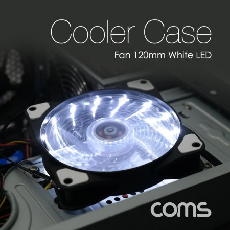 Coms  ̽ CASE 120mm White LED Cooler