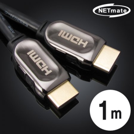 NETmate HDMI 1.4 Metallic ̺ New 1m ()