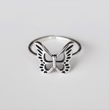 (Silver925) Antique butterfly ring_1