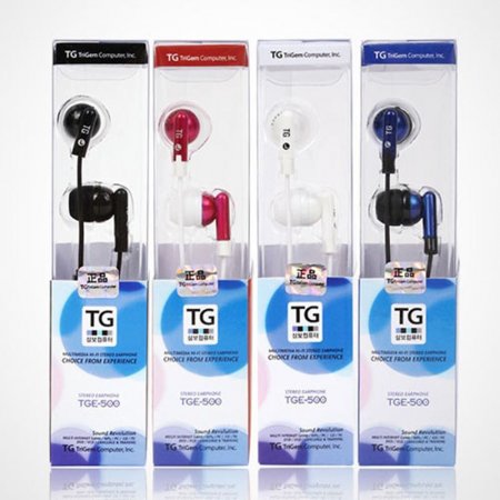 TG삼보 3.5플러그 스테레오 이어폰(블루) TGE-500