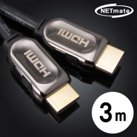 NETmate HDMI 1.4 Metallic ̺ New 3m ()