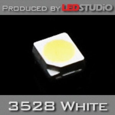 SMD 3528 1Chip LED ( 20mA) -White 6000K (1 ea)