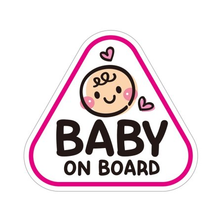 BABY ON BOARD1 ݻ ڼ ڵƼĿ 14x13cm