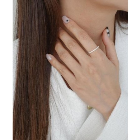 (silver 925) cubic wavy ring
