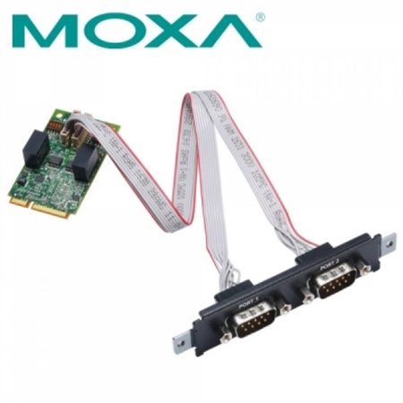 MOXA CP-102N-I-T Mini PCI Express 2Ʈ RS232 