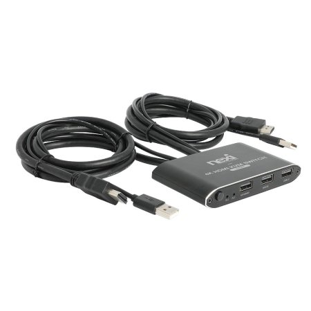 HDMI KVMġ 2Ʈ 4K USB ̺ PCñ 