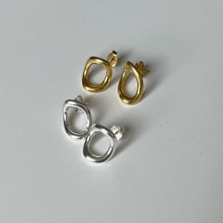 (silver925) groovy earring
