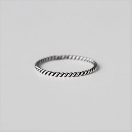 (Silver925) Twist ring(1mm)