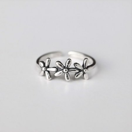 (Silver925) Flower knuckle ring