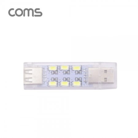 USB LED (ƽ) 7cm 12 LED White 